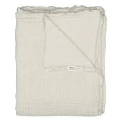 Bedspreads & Throws^Scandi Living Breeze throw 260x260cm, Off- White