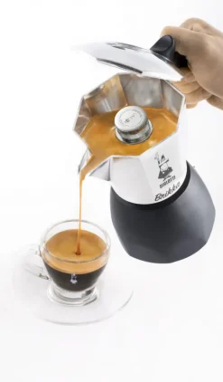 Coffee Machines^Bialetti Brewer MokaInduction 4 cups, 15 cl BlackSilver-coloured