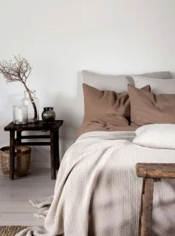 Bedspreads & Throws^Tell Me More Brick bedspread 180x260 cm, Sand Beige