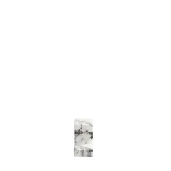 Hot 101 Copenhagen Brick low candle holder 7.5x14 cm, Calacatta White