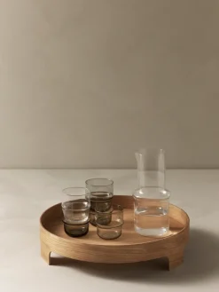 Online Design House Stockholm Bridge tray, Oak, Ø42 cm Brown