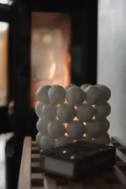 Tea Light Holders, Lanterns & Candle Dishes^DBKD Bright candleholder Ø17 cm, White