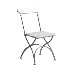 Discount Grythyttan Stålmöbler Bryggeri chair, lacquer oak-hot-dip galvanized White