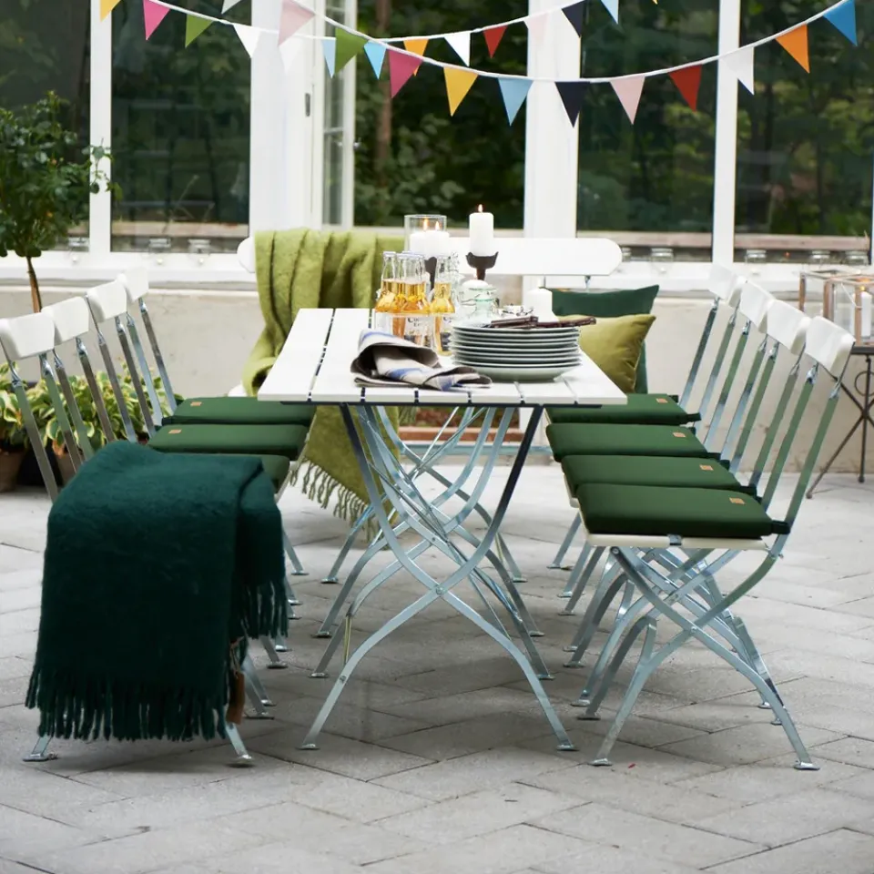 Discount Grythyttan Stålmöbler Bryggeri chair, lacquer oak-hot-dip galvanized White