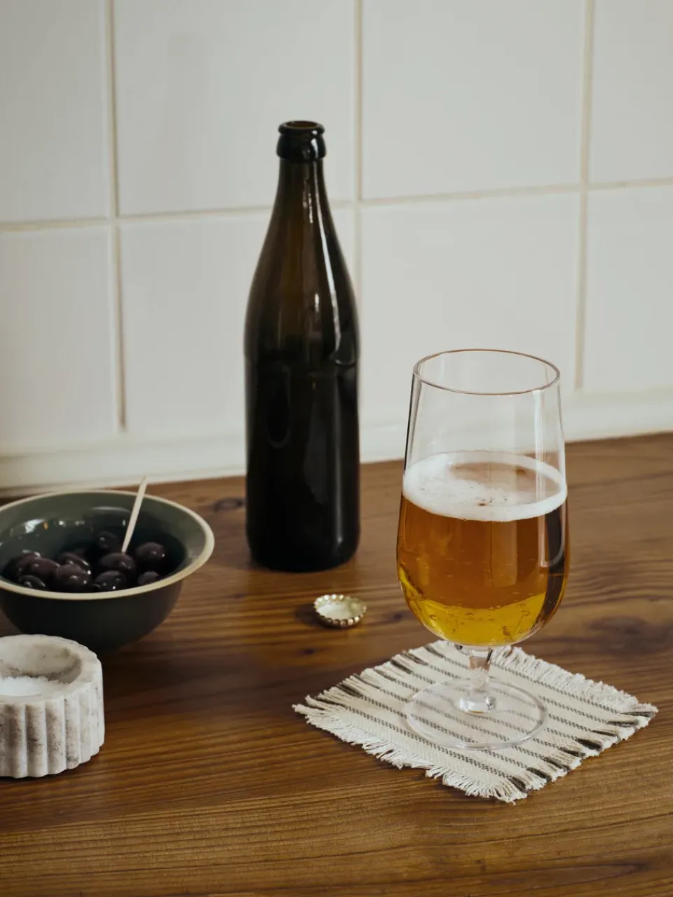 Beer Glasses^Broste Copenhagen Bubble beer glass, 50 cl Transparent