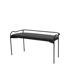 Benches^SMD Design Bubble bench, . leather Black