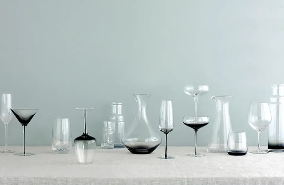 Broste Copenhagen Bubble champagne glass, 20 cl Transparent