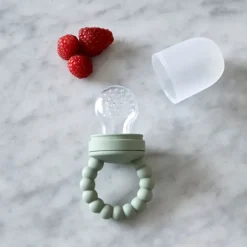 Children's Tableware^Jack o Juno Bubble Flavored Pacifier, Sage Green