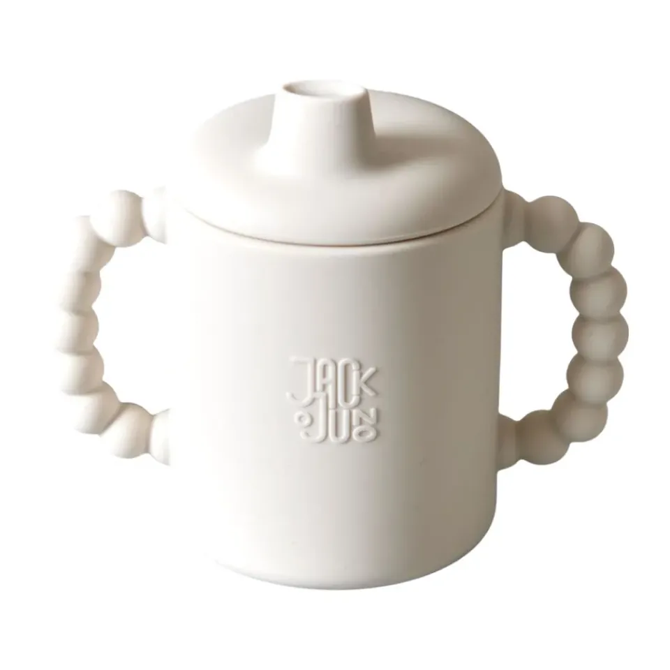 Sale Jack o Juno Bubble sippy cup 15 cl, Cream Beige