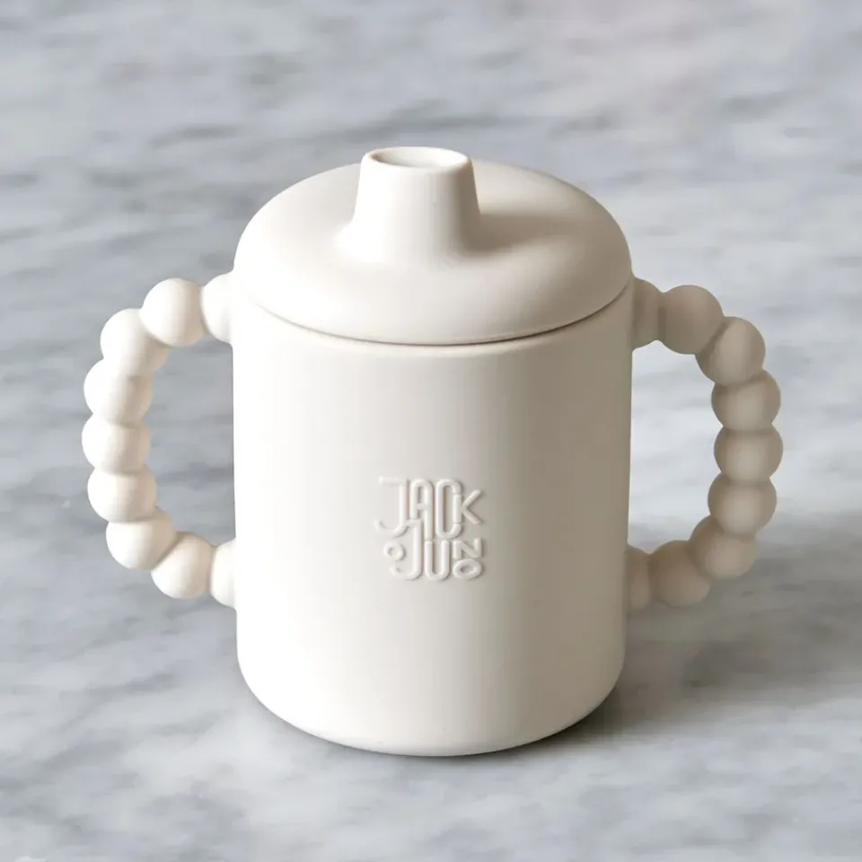 Sale Jack o Juno Bubble sippy cup 15 cl, Cream Beige