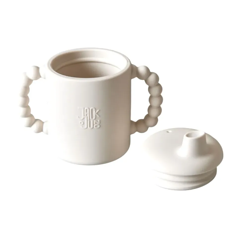 Sale Jack o Juno Bubble sippy cup 15 cl, Cream Beige