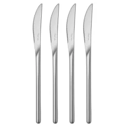 Steak Knives|Table Cutlery^Robert Welch Bud Bright steak knife 4 pieces, Stainless steel Silver-coloured
