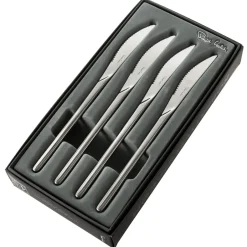 Steak Knives|Table Cutlery^Robert Welch Bud Bright steak knife 4 pieces, Stainless steel Silver-coloured