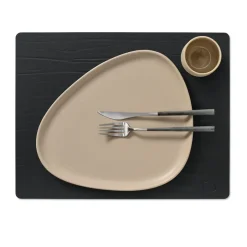 Discount LIND DNA Buffalo placemat reversible square 1 pcs, black-nature BrownBlack