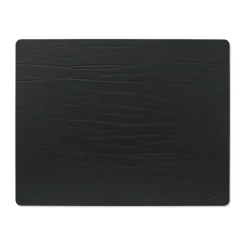 Discount LIND DNA Buffalo placemat reversible square 1 pcs, black-nature BrownBlack