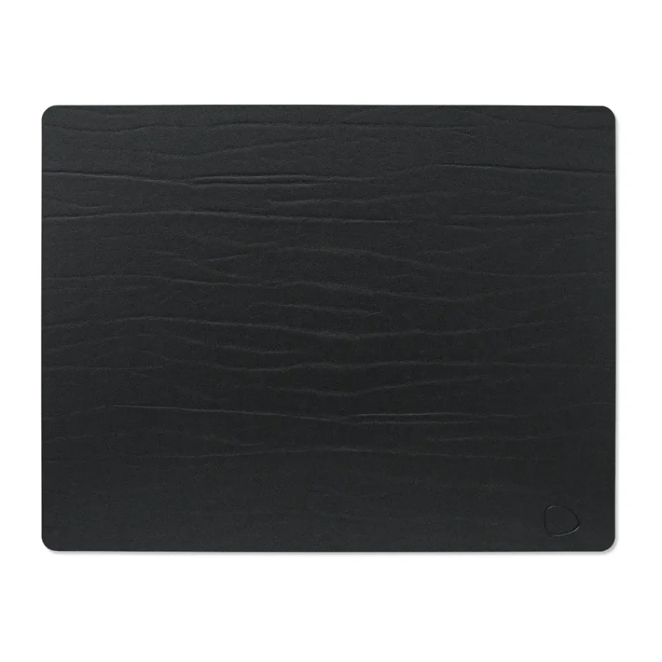 Discount LIND DNA Buffalo placemat reversible square 1 pcs, black-nature BrownBlack