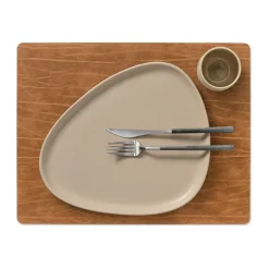 Discount LIND DNA Buffalo placemat reversible square 1 pcs, black-nature BrownBlack