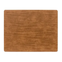 Discount LIND DNA Buffalo placemat reversible square 1 pcs, black-nature BrownBlack