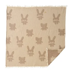 Outlet Klippan Yllefabrik Bunny&Bear blanket 75x90 cm, Grey