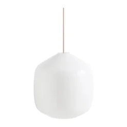 Pendant Lamps^HAY Buoy pendant lamp Ø30 cm, Opal glass-beton grey WhiteGrey