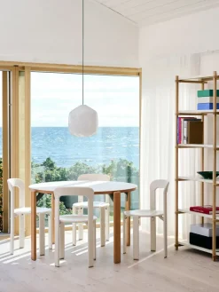 Pendant Lamps^HAY Buoy pendant lamp Ø30 cm, Opal glass-beton grey WhiteGrey