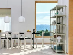 Pendant Lamps^HAY Buoy pendant lamp Ø30 cm, Opal glass-beton grey WhiteGrey