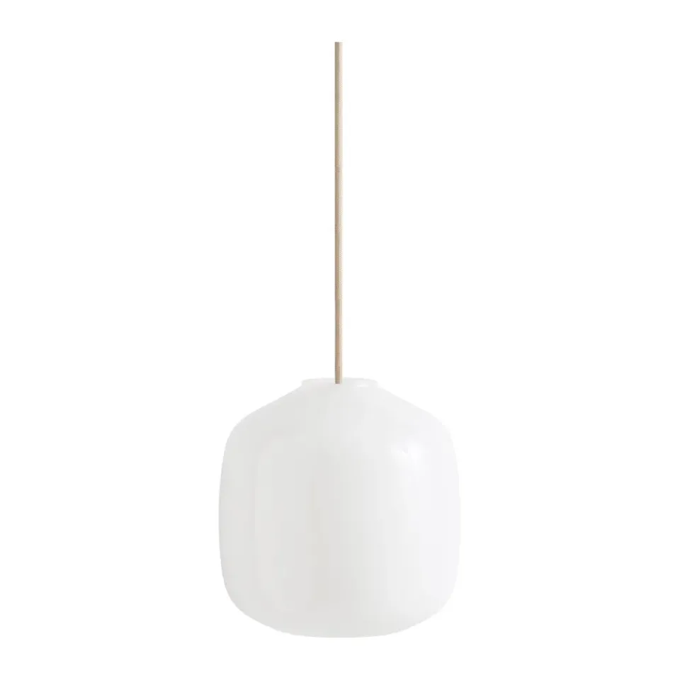 Online HAY Buoy pendant lamp Ø20 cm, Opal glass-beton grey WhiteGrey