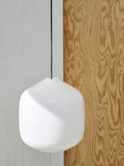 Online HAY Buoy pendant lamp Ø20 cm, Opal glass-beton grey WhiteGrey