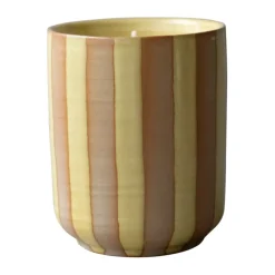 Scented Candles & Diffusers^DBKD Burn scented candle 60 h, Stripe yellow Beige