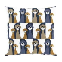 Discount Arvidssons Textil Buster cushion cover 47x47 cm, -beige Blue