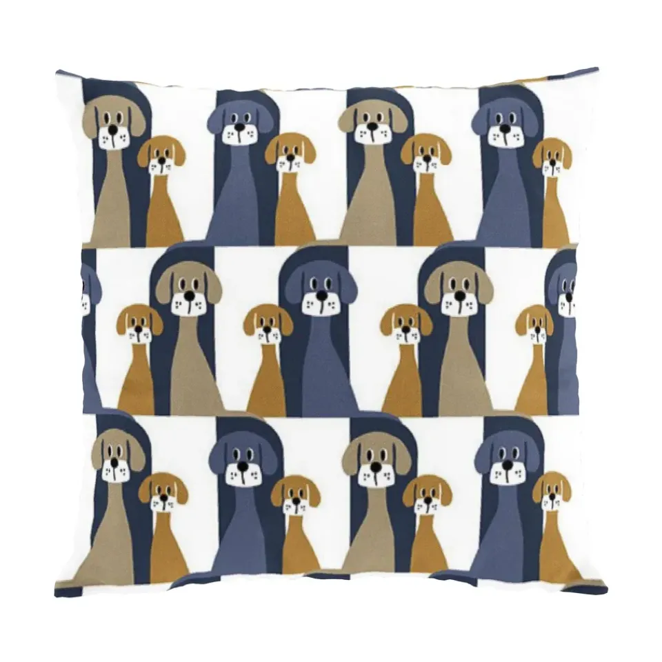 Discount Arvidssons Textil Buster cushion cover 47x47 cm, -beige Blue