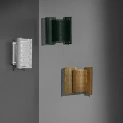 Hot Northern Butterfly wall lamp perforated, Brass Gold-coloured