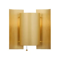 Outlet Northern Butterfly wall light, brass YellowGold-coloured
