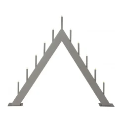 Advent Lights^Star Trading Buzz candlestick 59 cm, Gray Grey