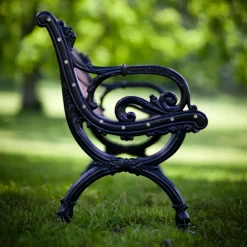 Byarums bruk Byarum sofa, Mahogany, black stand, 185 cm BrownBlack