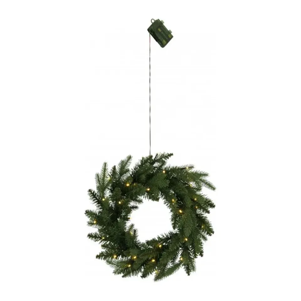 Other Festive Lighting^Star Trading Byske wreath 45 cm, Green
