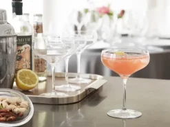 Cocktail & Martini Glasses|Long Drink & Highball Glasses^Holmegaard Cabernet cocktail glass 29 cl 6 pack, Clear Transparent
