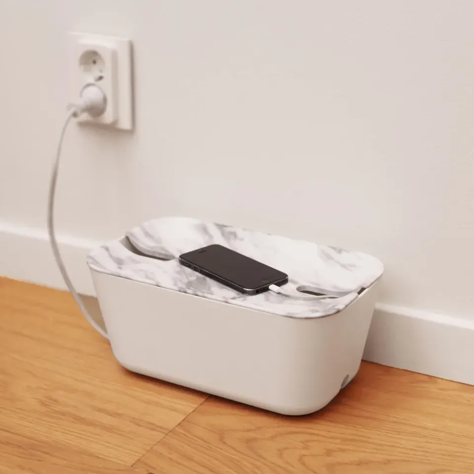 Other Lighting Accessories^Bosign Cable organiser M, marble print GreyWhite