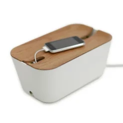 Other Lighting Accessories^Bosign Cable organiser M, wooden print BrownWhite
