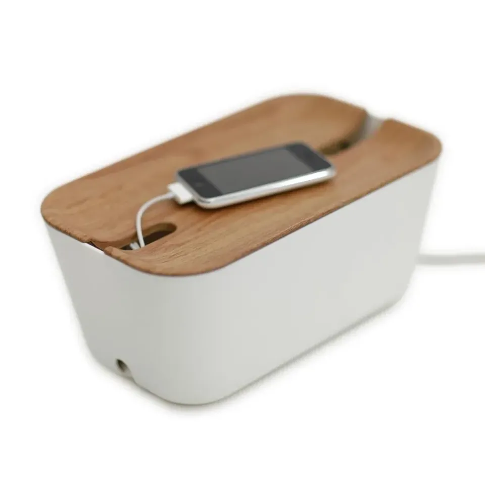 Other Lighting Accessories^Bosign Cable organiser M, wooden print BrownWhite