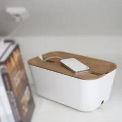 Other Lighting Accessories^Bosign Cable organiser M, wooden print BrownWhite