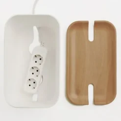 Other Lighting Accessories^Bosign Cable organiser M, wooden print BrownWhite