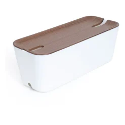 Other Lighting Accessories^Bosign Cable Organiser XL, Dark wooden details BrownWhite