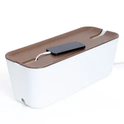 Other Lighting Accessories^Bosign Cable Organiser XL, Dark wooden details BrownWhite