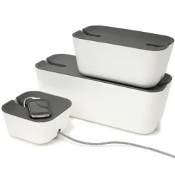 Bosign Cable Organiser XL, grey lid GreyWhite