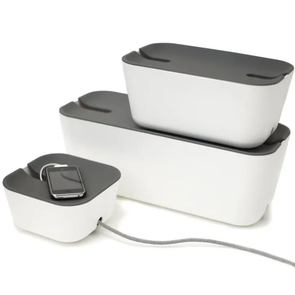 Bosign Cable Organiser XL, grey lid GreyWhite