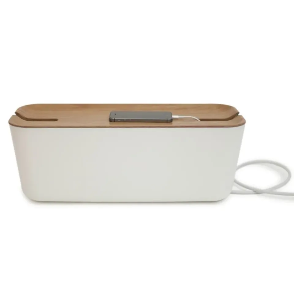 Best Bosign Cable Organiser XL, wood print BrownWhite