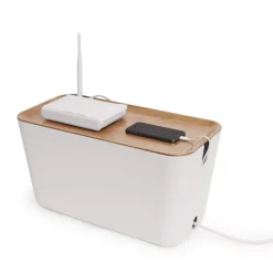 Other Lighting Accessories^Bosign Cable Organiser XXL cabel tidy, Wood-white BeigeWhite