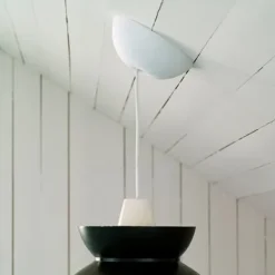 Lamp Hooks & Suspensions^CableCup ceiling cup, White