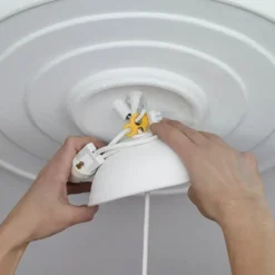Lamp Hooks & Suspensions^CableCup ceiling cup, White